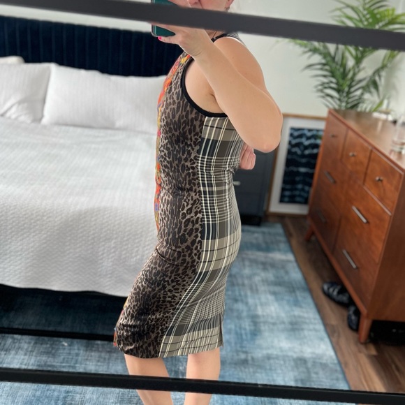 MAX MARA Blocked Pattern Sheath Pencil Dress - Picture 2 of 13